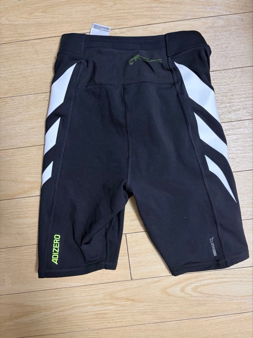 け*ろ様 adidas ランニングウェア シングレット ハーフタイツ