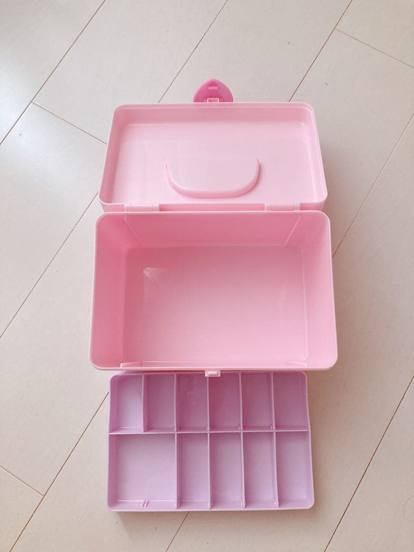 MY MELODY 収納ボックス ピンク　救急箱