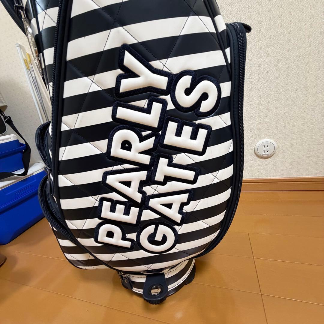 PEARLY GATES ストライプ キャディバッグ