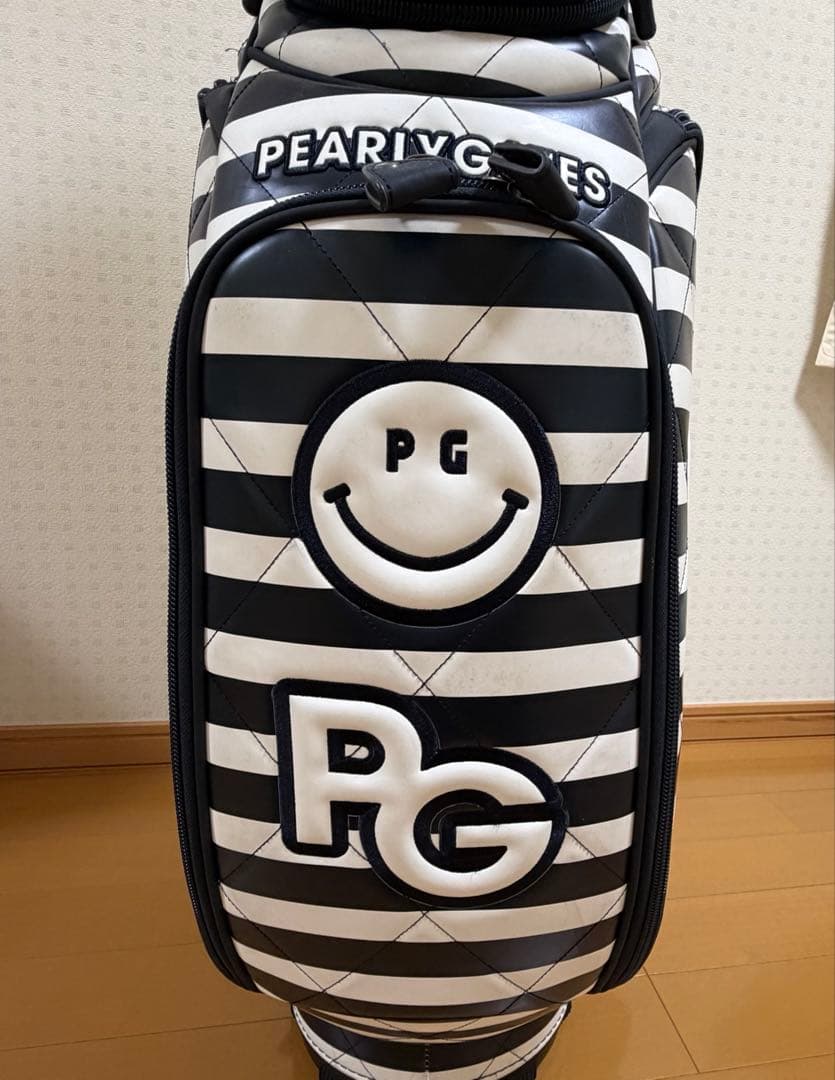PEARLY GATES ストライプ キャディバッグ