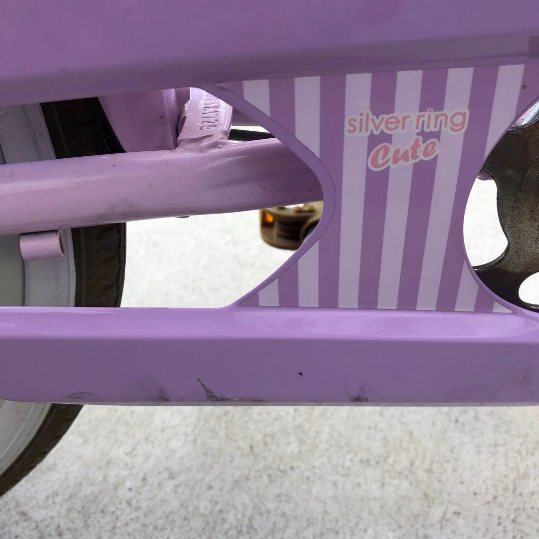 【引取のみ】ダイワサイクル　子供　自転車　20インチ　パープル
