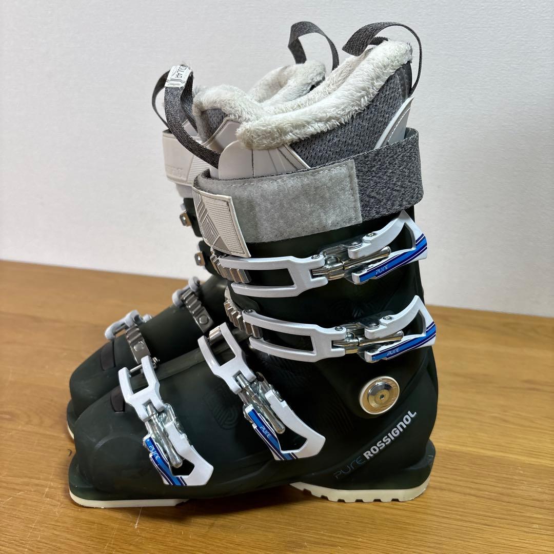 Rossignolレディーススキーセットストック付 24〜24.5cm 初心向