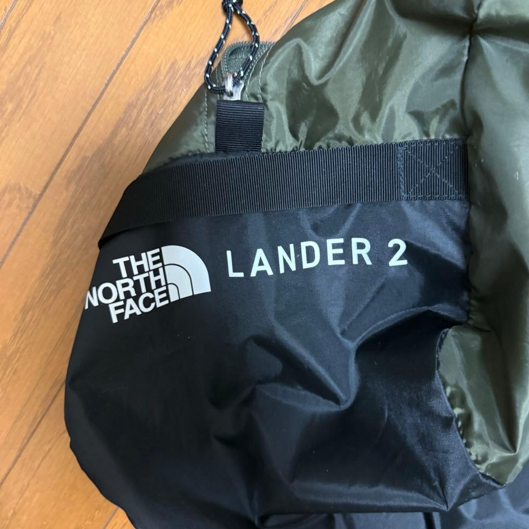 【美品】THE NORTH FACE LANDER 2 ニュートープグリーン