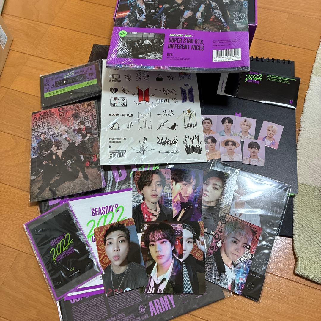 BTS シーグリー他　（写真の他に2019シーグリもあり）9点まとめ売り