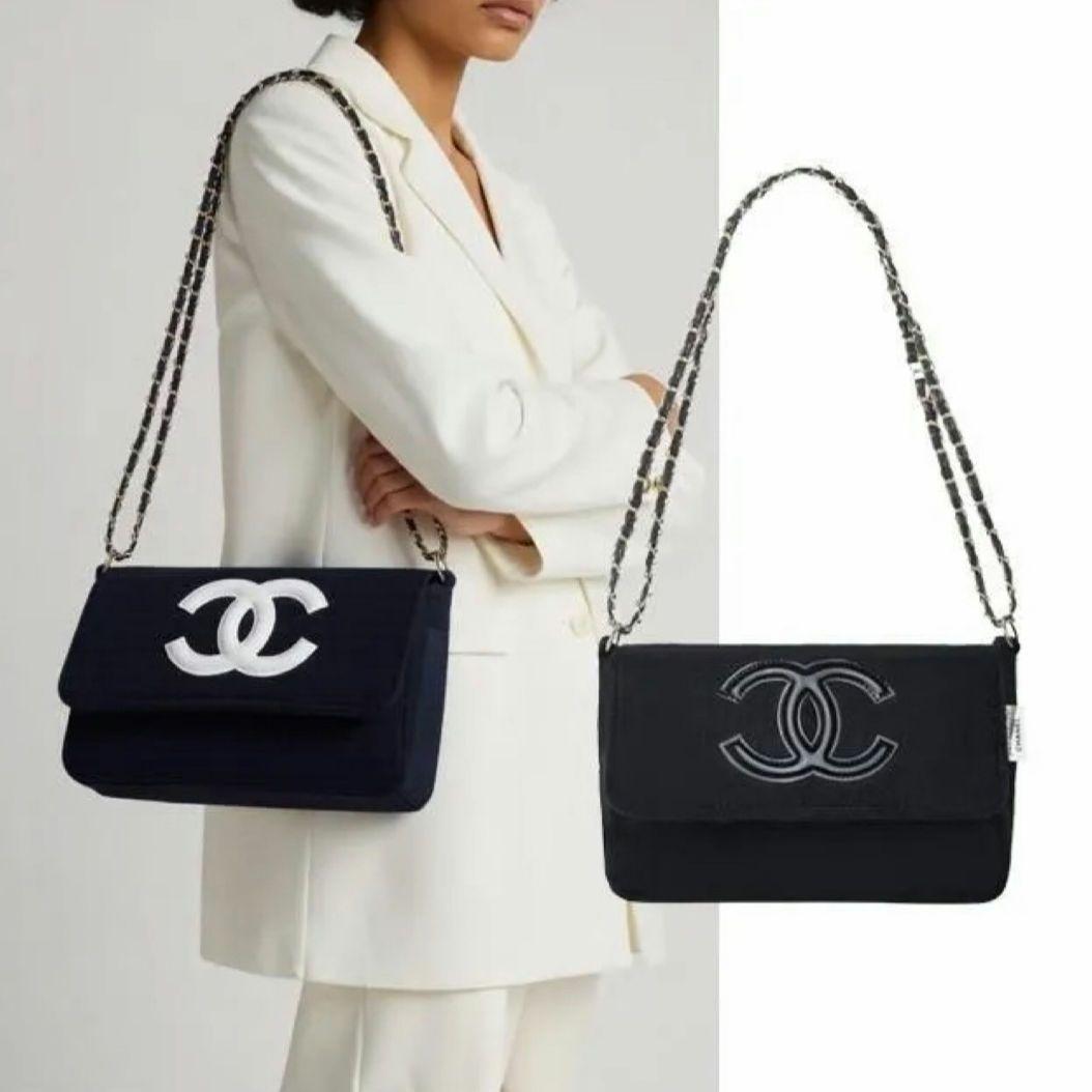 最終 CHANEL シャネル ノベルティ チェーンストラップ ショルダーバッグ