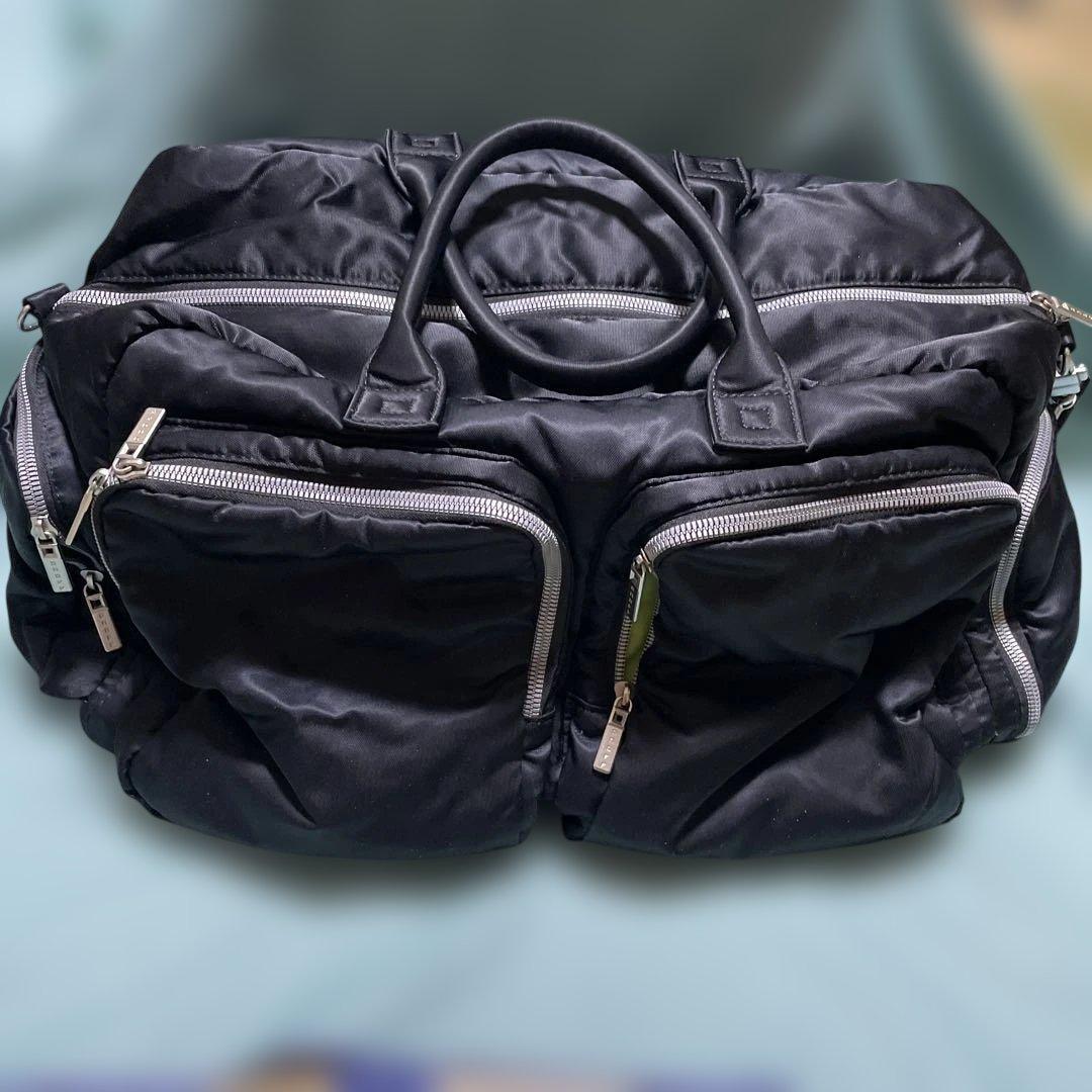 【美品】onoff オノフ ゴルフバッグ ボストンバッグ 黒 2way