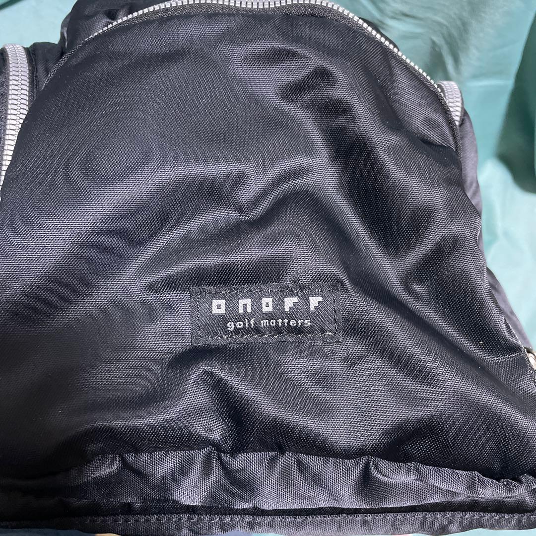 【美品】onoff オノフ ゴルフバッグ ボストンバッグ 黒 2way
