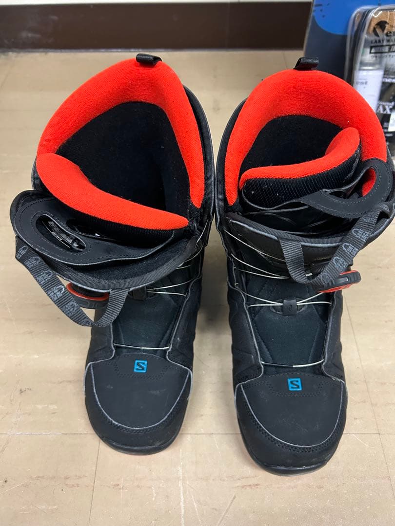 SALOMON スノーボード グラフィックデザイン バインディング付き
