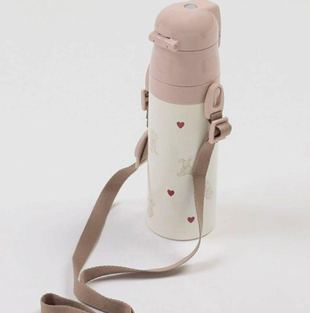 新品未使用　プティマイン　水筒　うさぎ