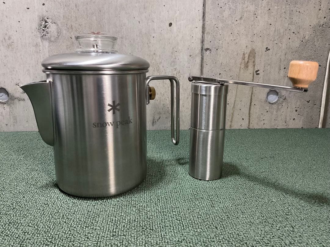 美品 フィールドコーヒーマスター ＆ フィールドバリスタミル スノーピーク