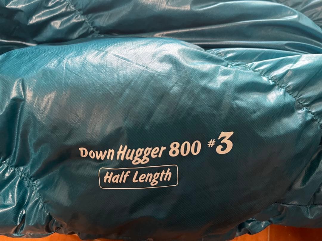 Down Hugger 800 #3 ハーフレングス 寝袋