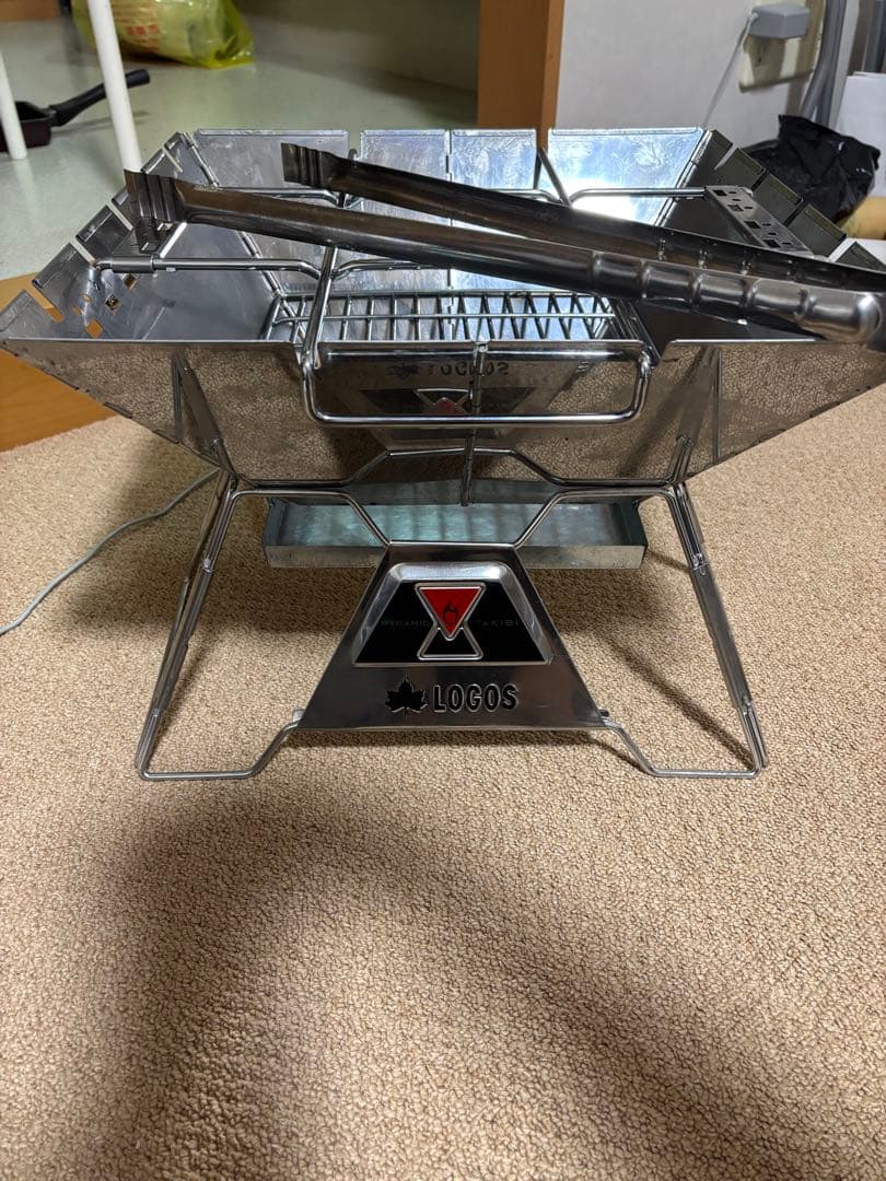 【美品】LOGOS THE PYRAMID TAKIBI L バーベキューグリル