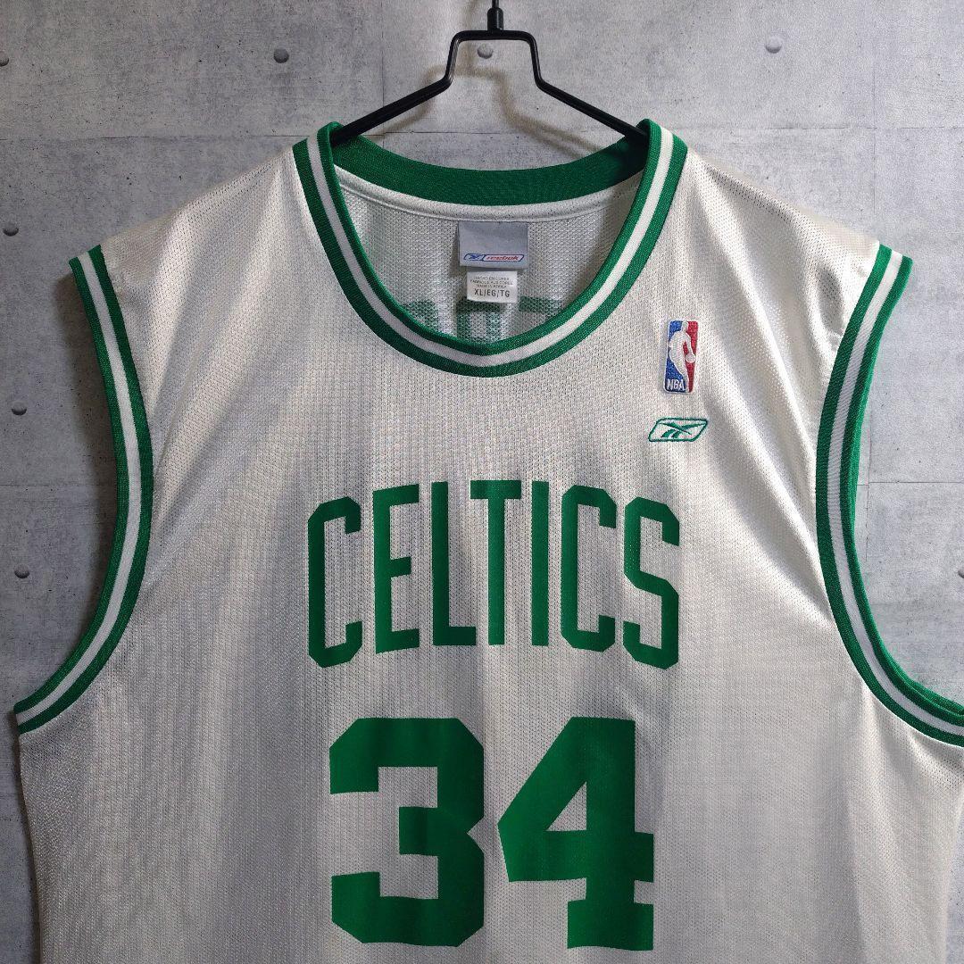 リーボック★NBA セルティックス ピアース ユニホーム バスケシャツ 白 XL