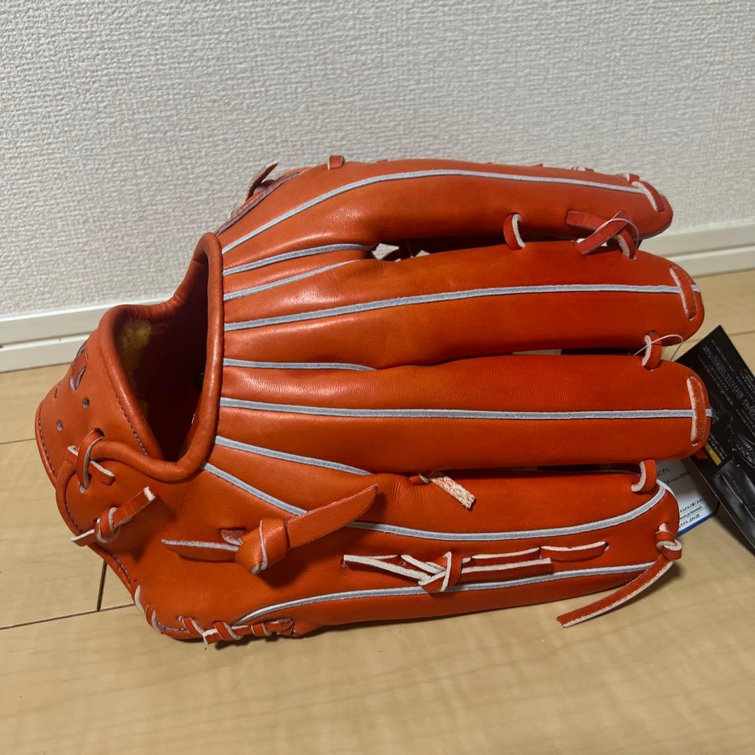 新品未使用　ミズノプロ　硬式　ダイバーシティブルー　外野手　　　左投げ