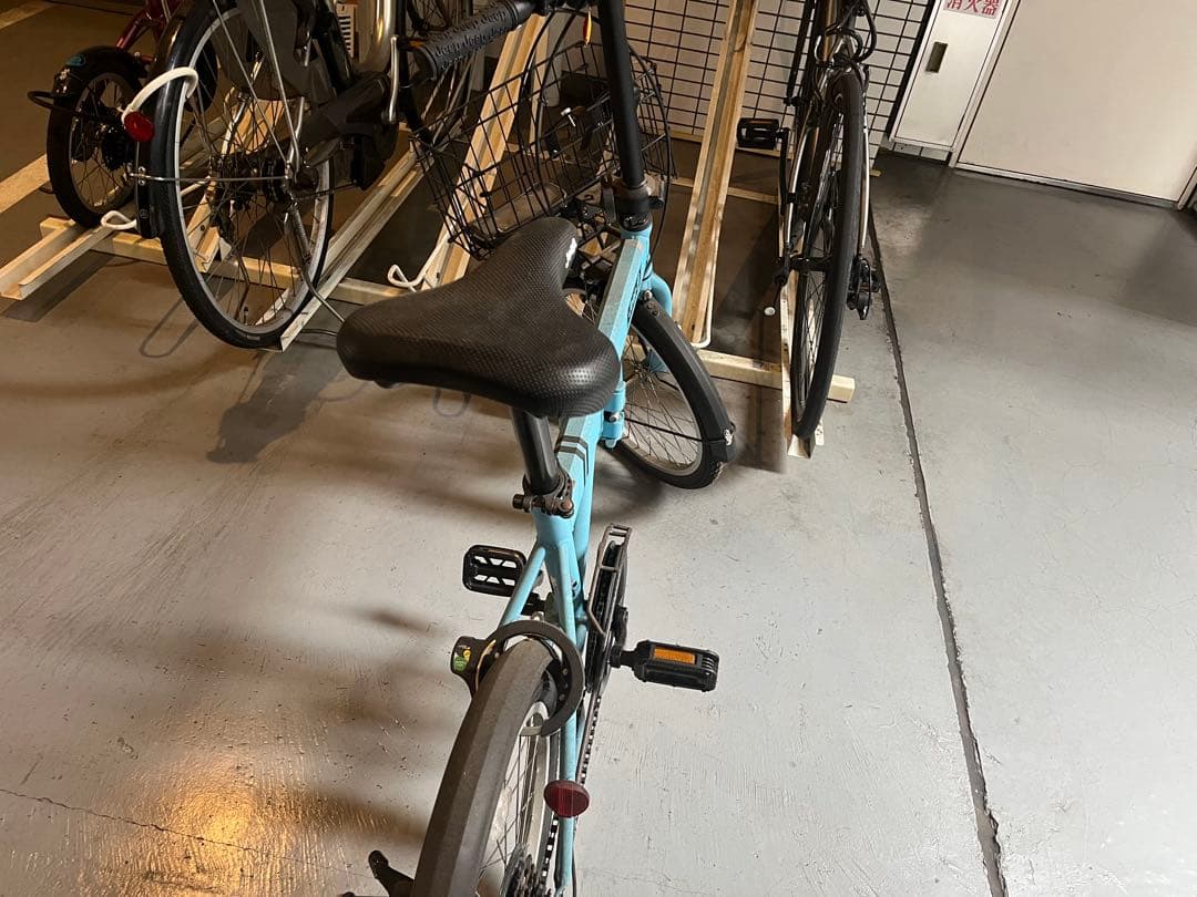 Jeep 折りたたみ自転車 青