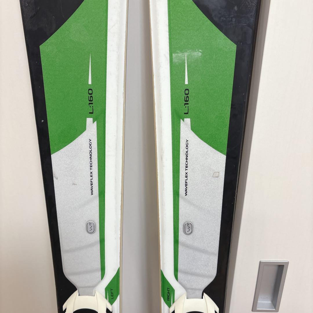 【送料込】elan AMPHIBIO 10 160cmスキー LEKI