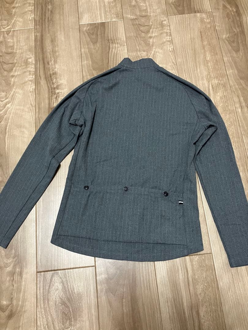 KAPELMUUR カペルミュール　グレー ストライプ　サイクルジャケット