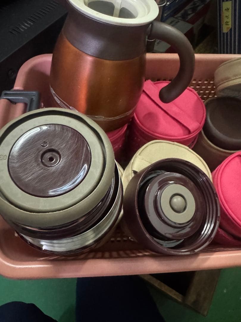 THERMOS スープジャー カラフル 6点セット ポーチ付き