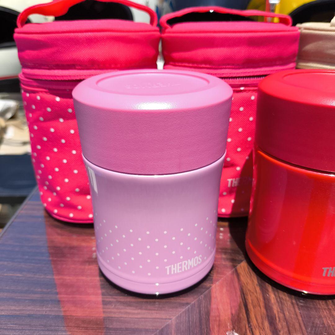 THERMOS スープジャー カラフル 6点セット ポーチ付き