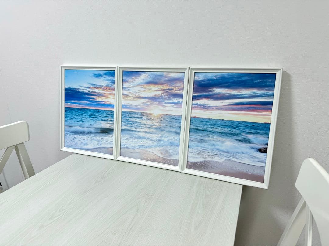 No.222フレーム付きキャンバスアート　オシャレ絵画　風景画　海絵画