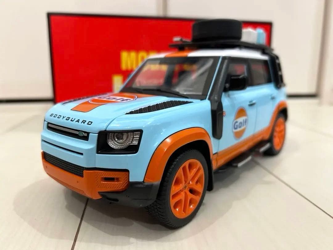 新品 希少 1/18 ランドローバー ディフェンダー Golf カスタム 仕様