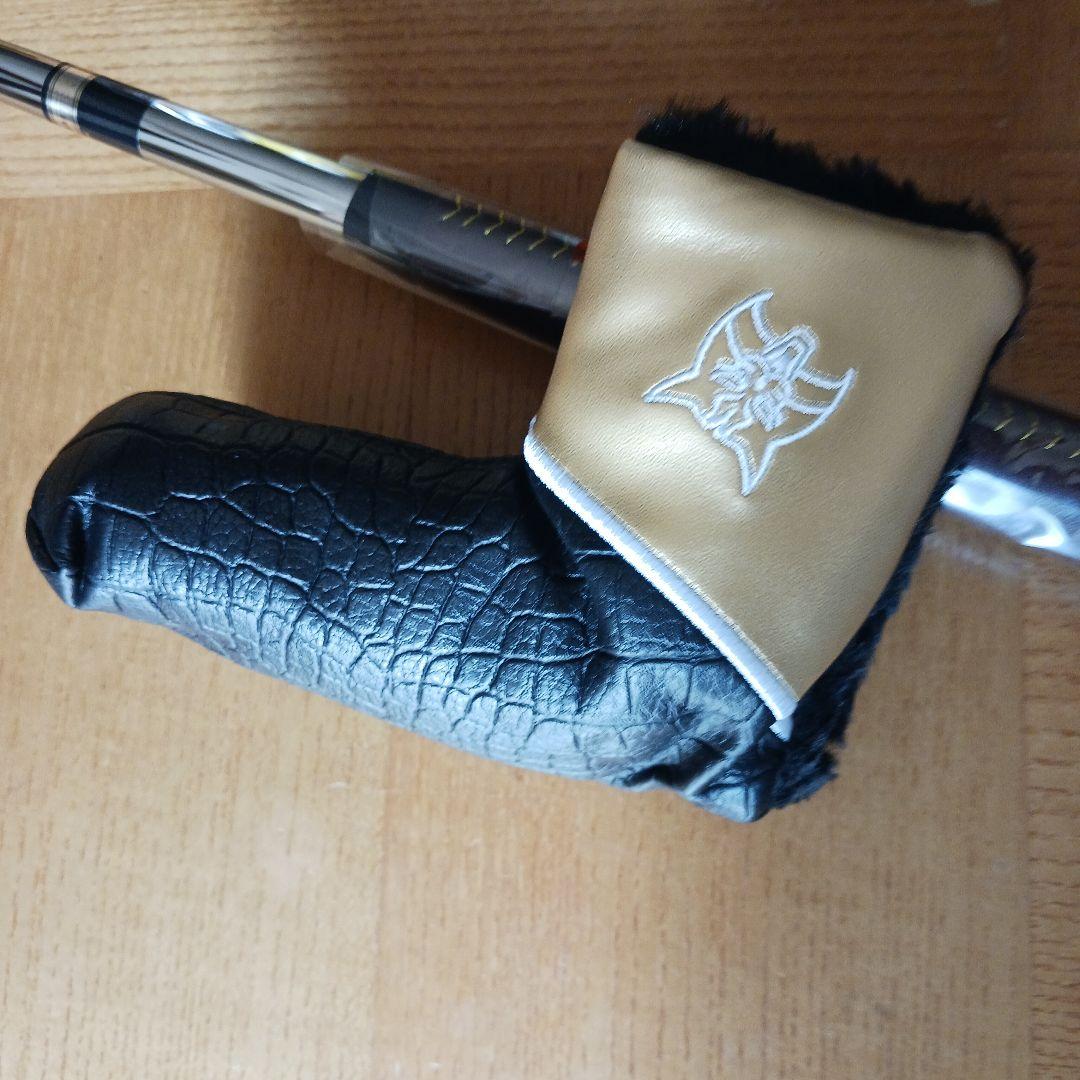 リンクスマスターモデル CNC加工ゴールドパター本皮グリップ仕様