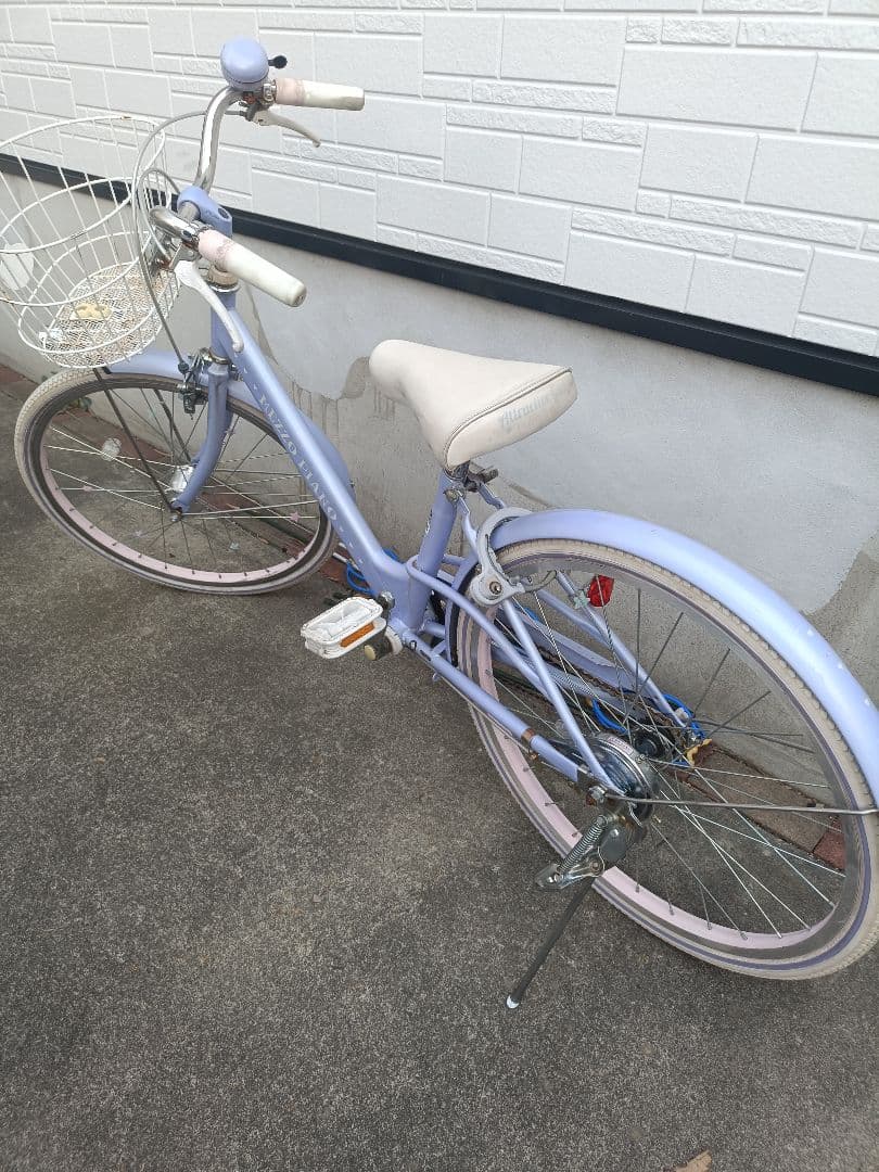アサヒ2023年　自転車　22インチ　女の子　ラベンダー