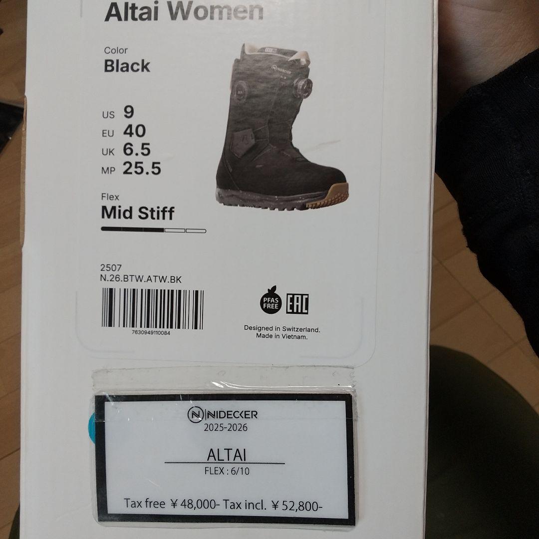 【試着のみ】 NIDECKER Altai Women 【25-26モデル】