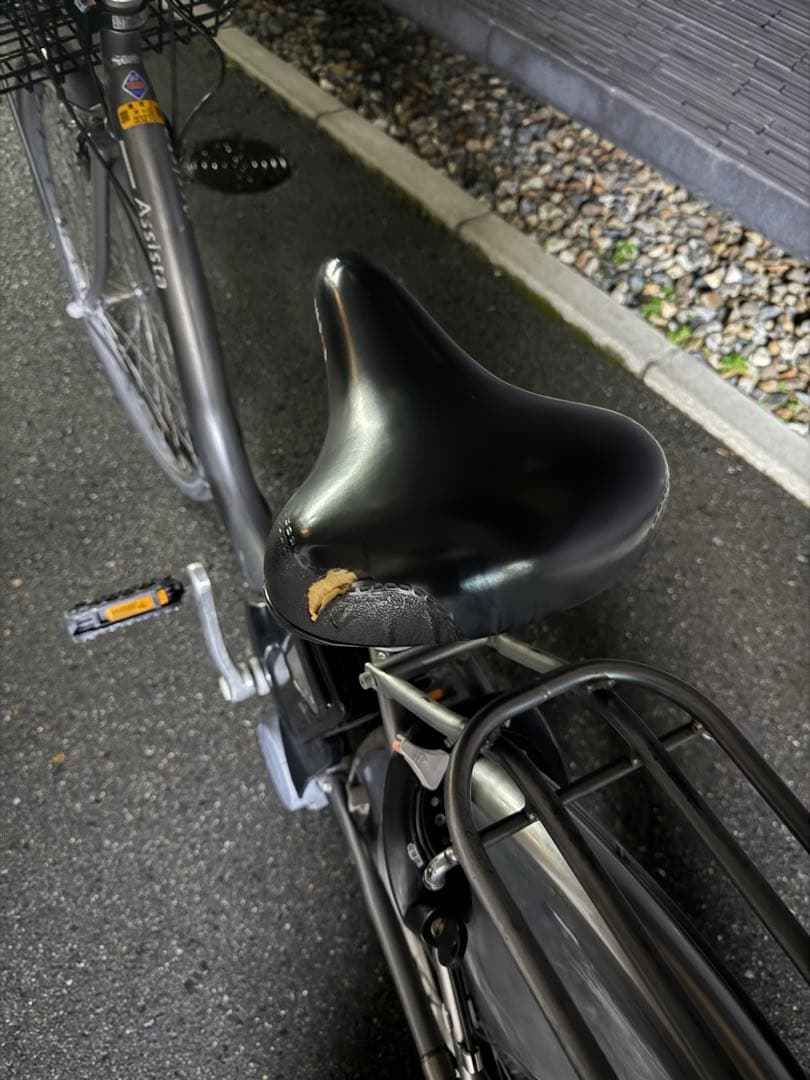 assista 電動アシスト自転車 シルバー