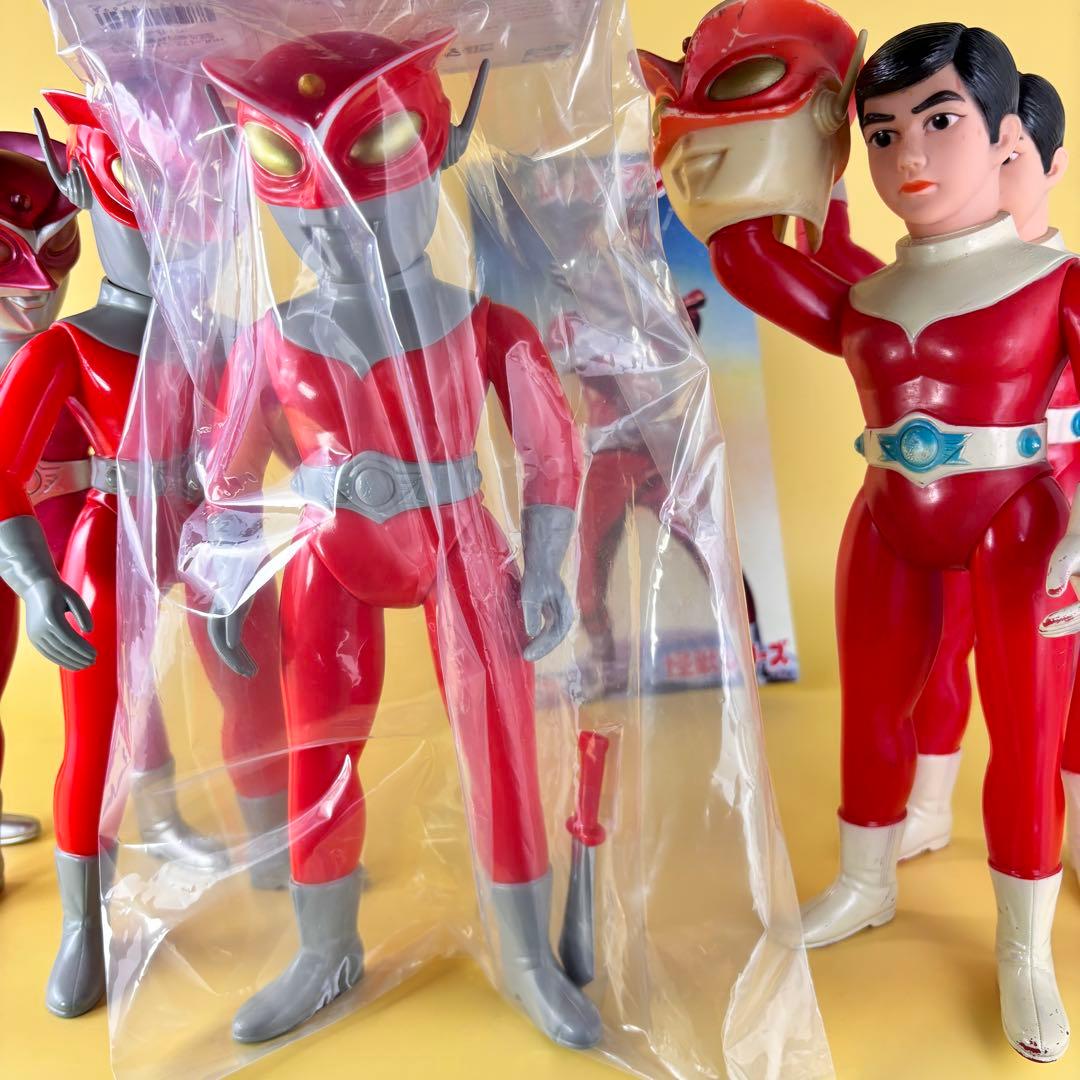ブルマァク　墓場の画廊　レッドマン　ソフビ　新品未開封　マルサン 橋本玩具店