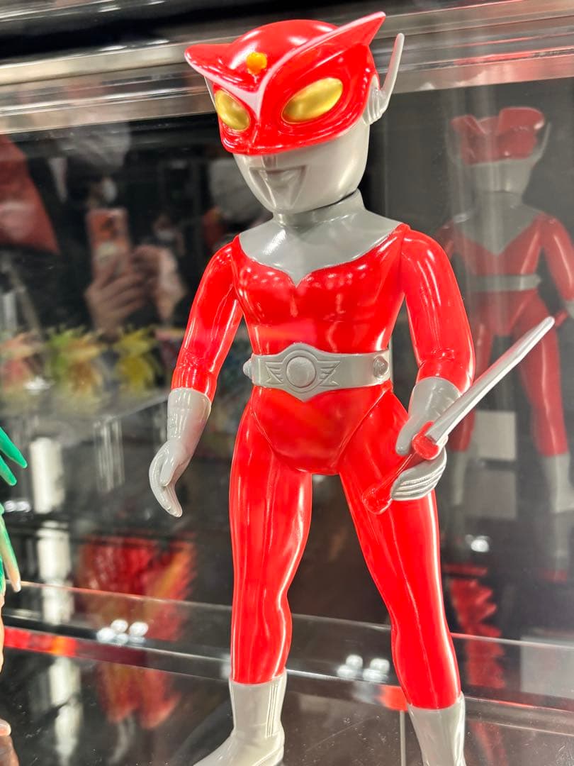 ブルマァク　墓場の画廊　レッドマン　ソフビ　新品未開封　マルサン 橋本玩具店