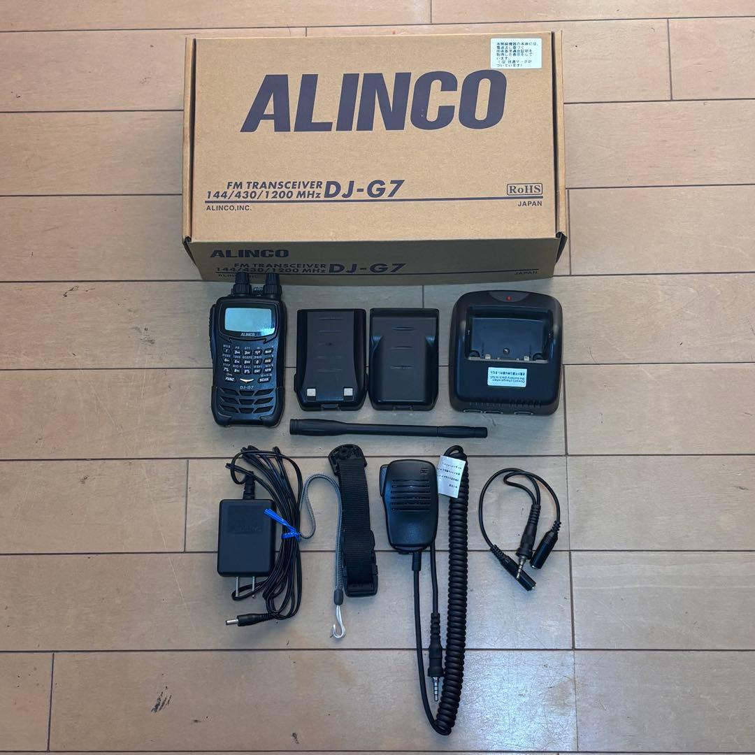 ALINCO DJ-G7 オプション付き