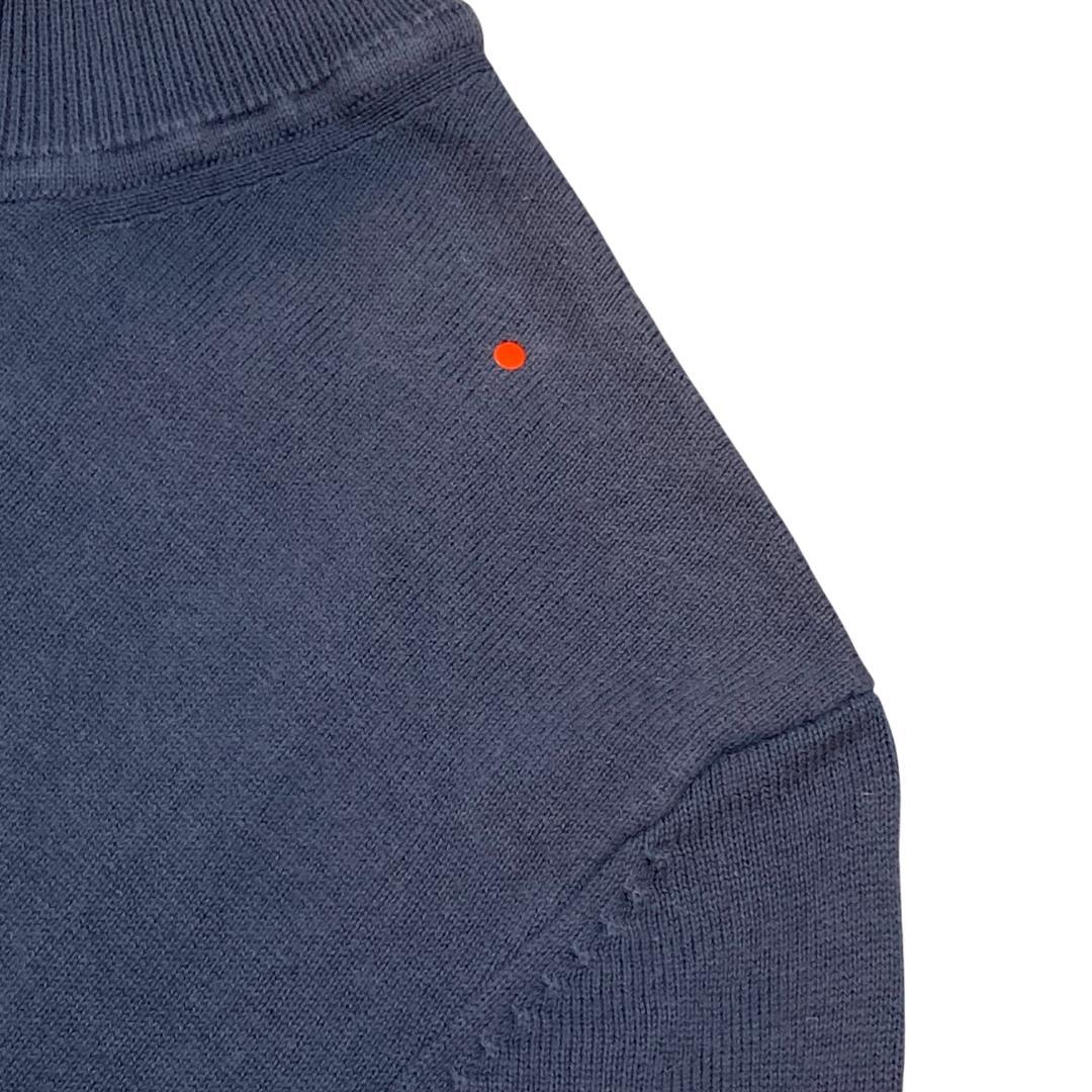 HUGO BOSS ヒューゴボス ハーフジップ ニット ジャケット M ネイビー