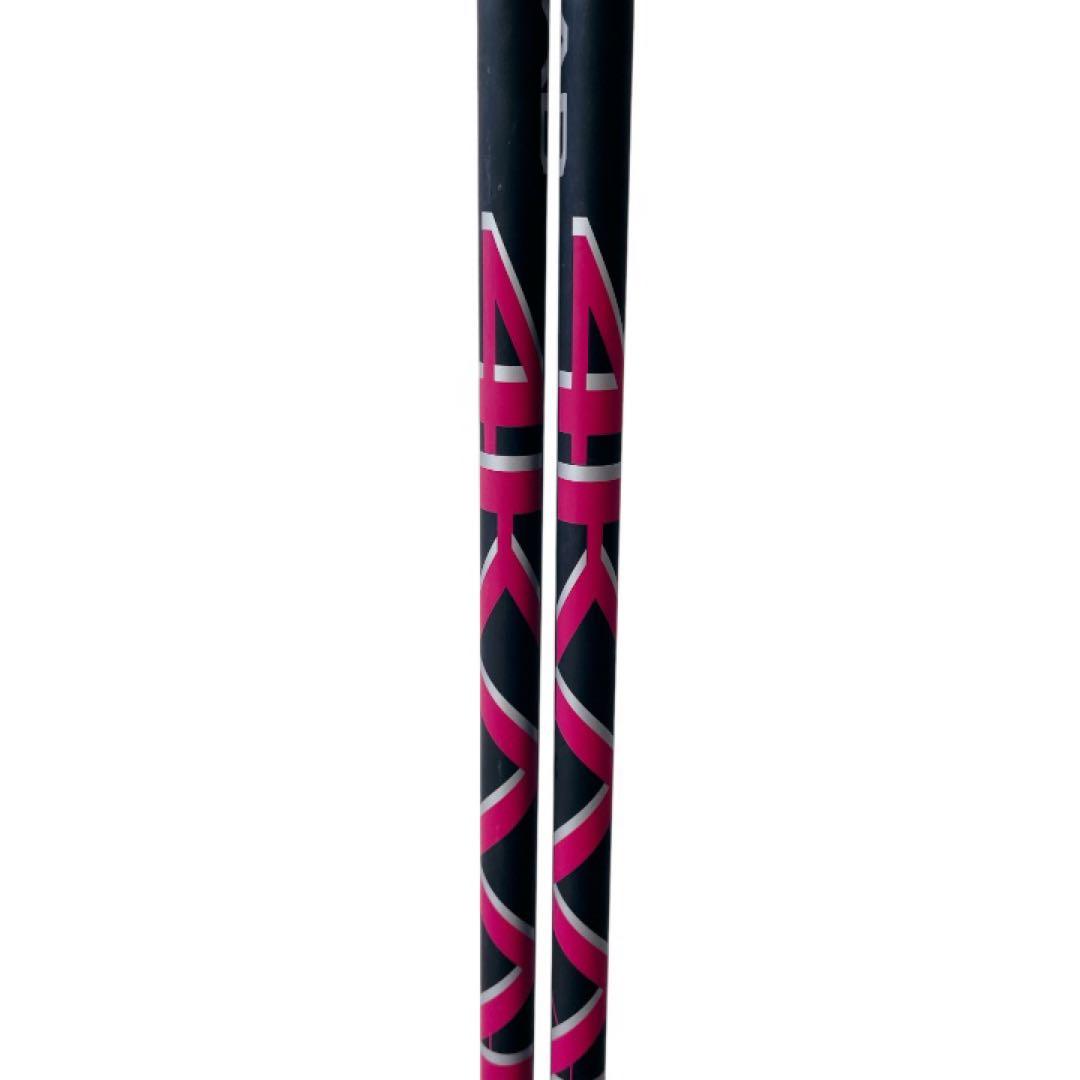 4KAAD クロスカントリースキーポール 140cm カーボン WCモデル