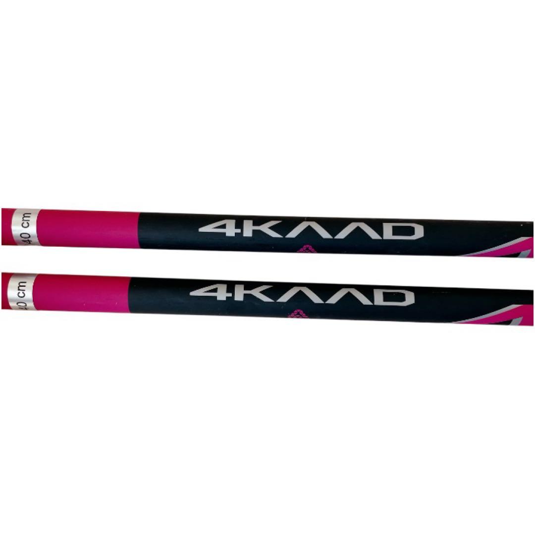 4KAAD クロスカントリースキーポール 140cm カーボン WCモデル
