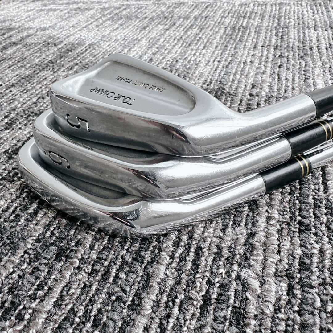 希少 レフティ TOUR CHAMP TCL-92I 6本 フレックスS 左利き