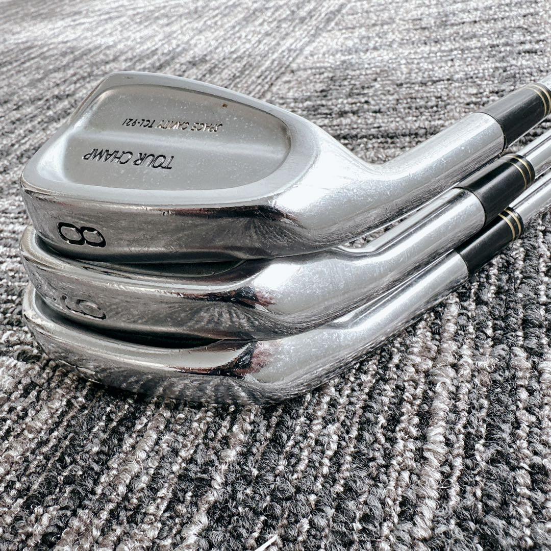 希少 レフティ TOUR CHAMP TCL-92I 6本 フレックスS 左利き