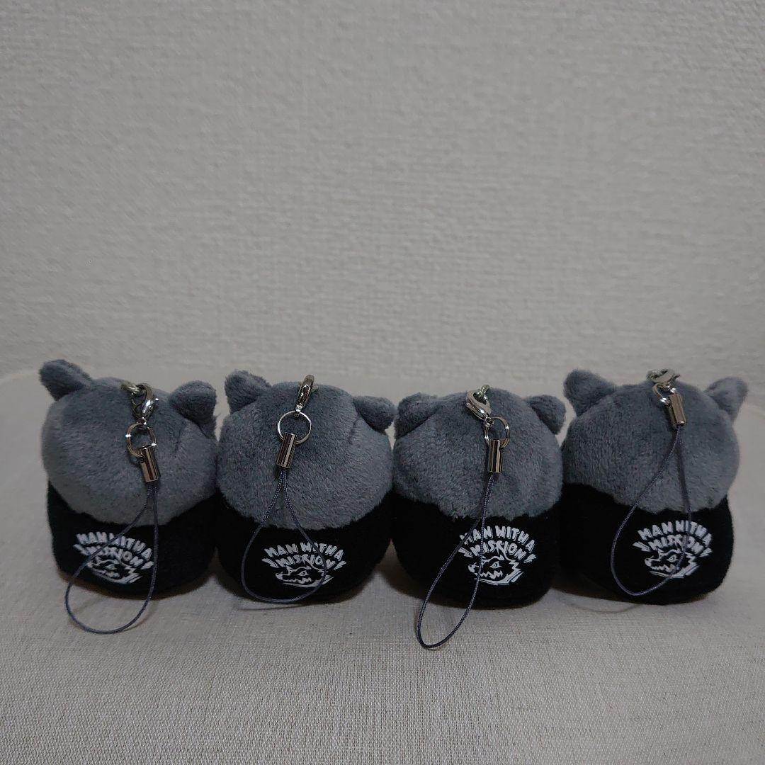 MAN WITH A MISSION【おてだマンウィーズ4匹セット(グレー)】