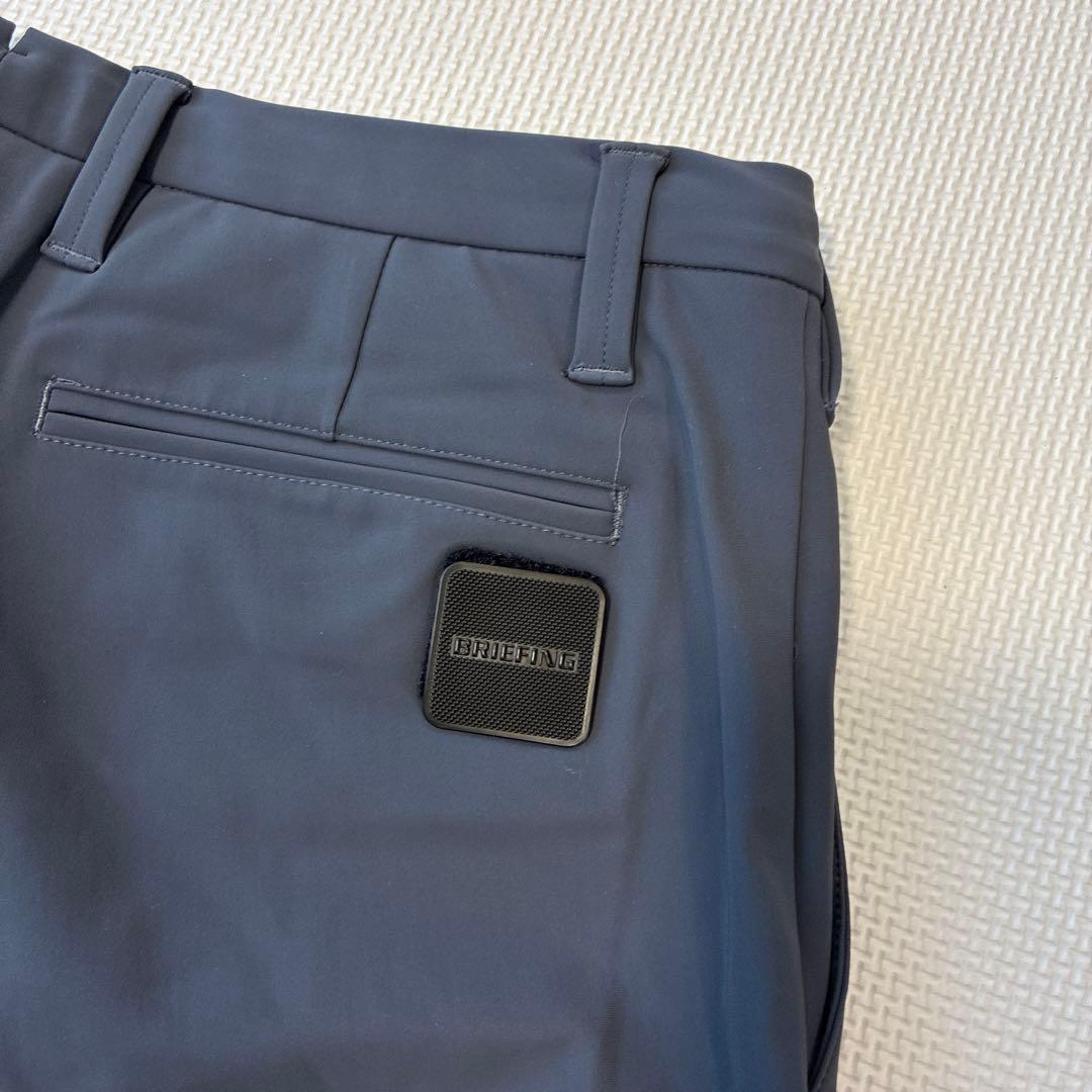 BRIEFING GOLFパンツ メンズ M ダークグレー ストレッチ ナイロン