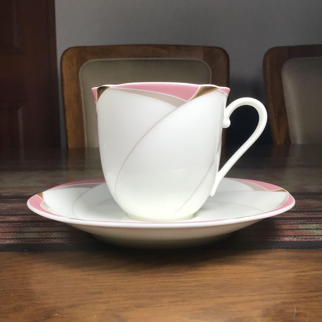 ノリタケ 『CHIFFON』　カップ&ソーサー　小皿　5組　大皿