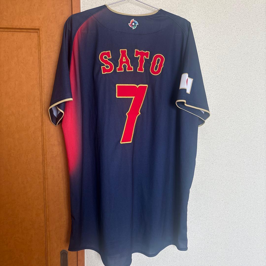 WBC2026 侍ジャパン ビジターユニフォーム 佐藤輝明 Oサイズ