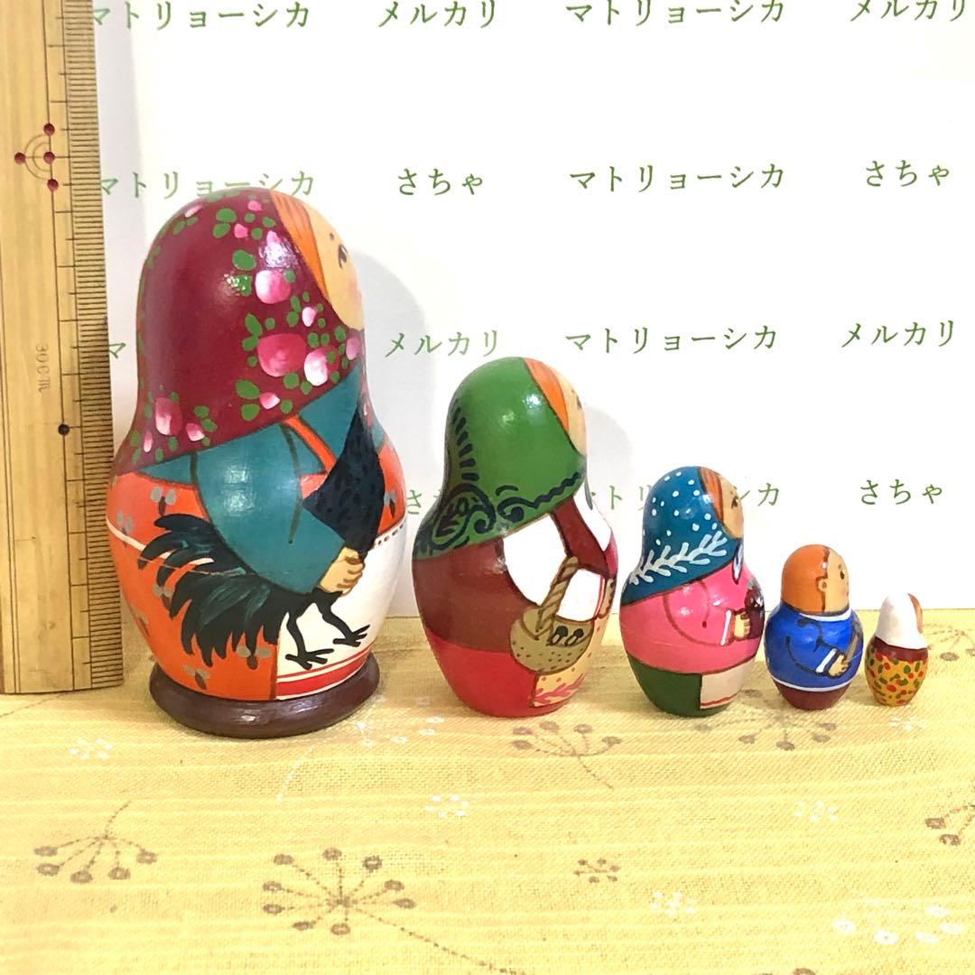 マトリョーシカ　タチアナ・ドゥビニッチ　最古デザイン　ニワトリ