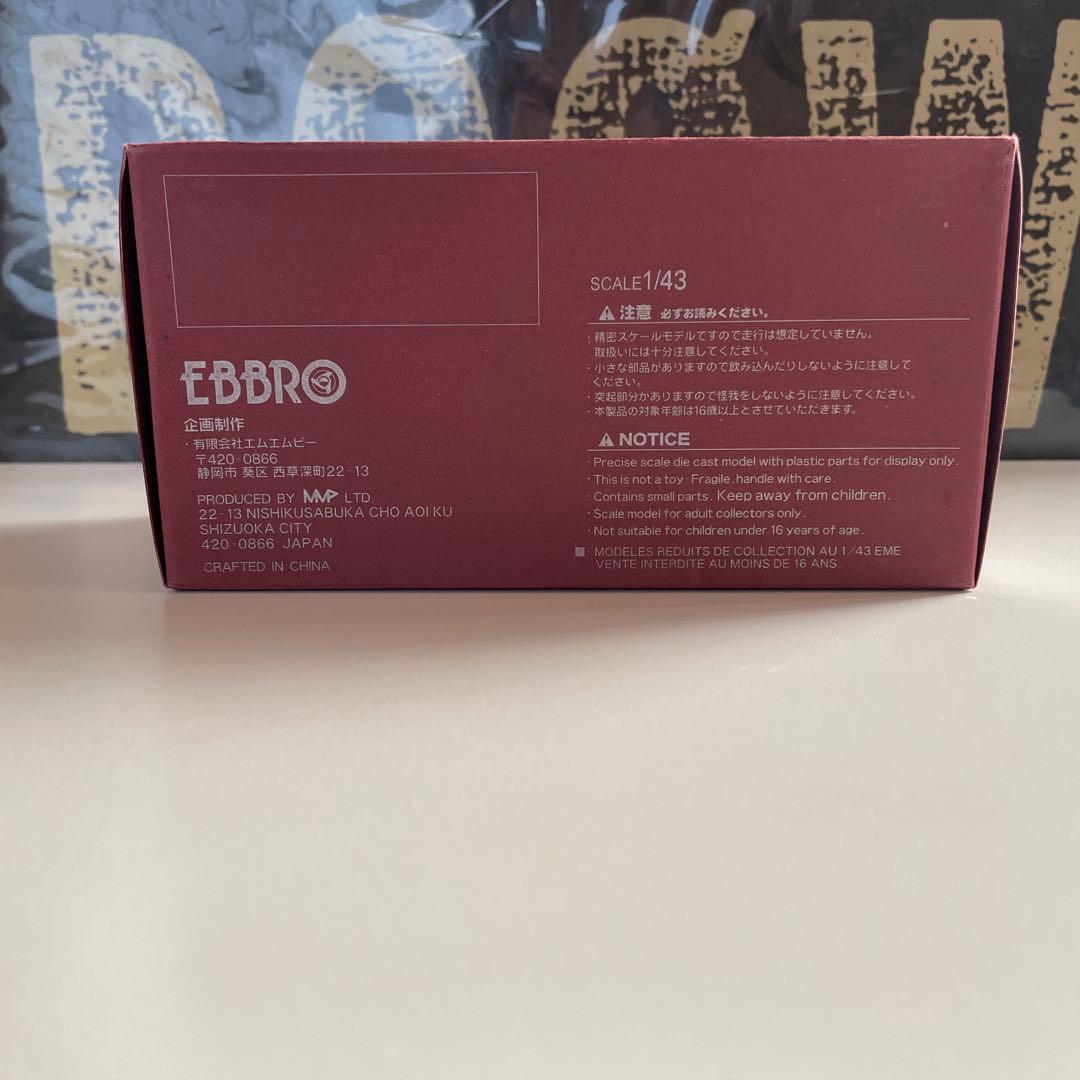 ミニカー EBBRO 1/43 Honda CIVIC Type R FD2
