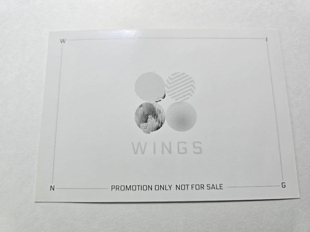 BTS wings 台湾盤限定 封入ポストカード 防弾少年団