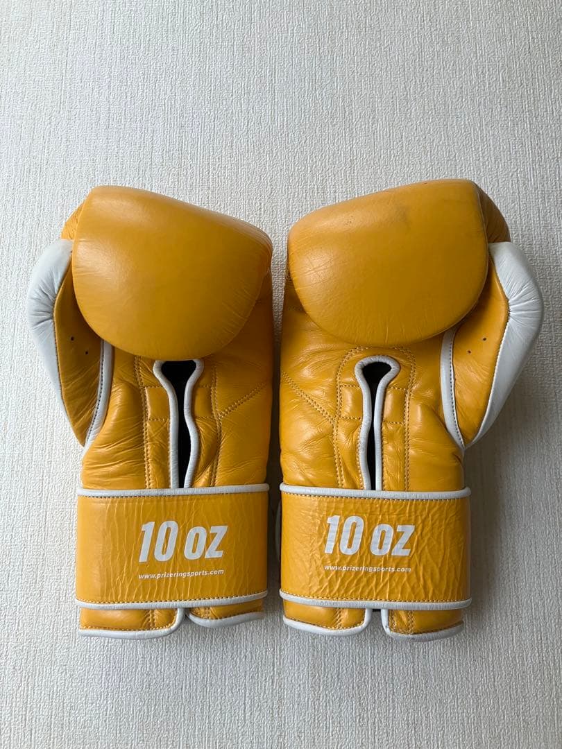 PRIZE RING ボクシンググローブ 10 oz イエロー