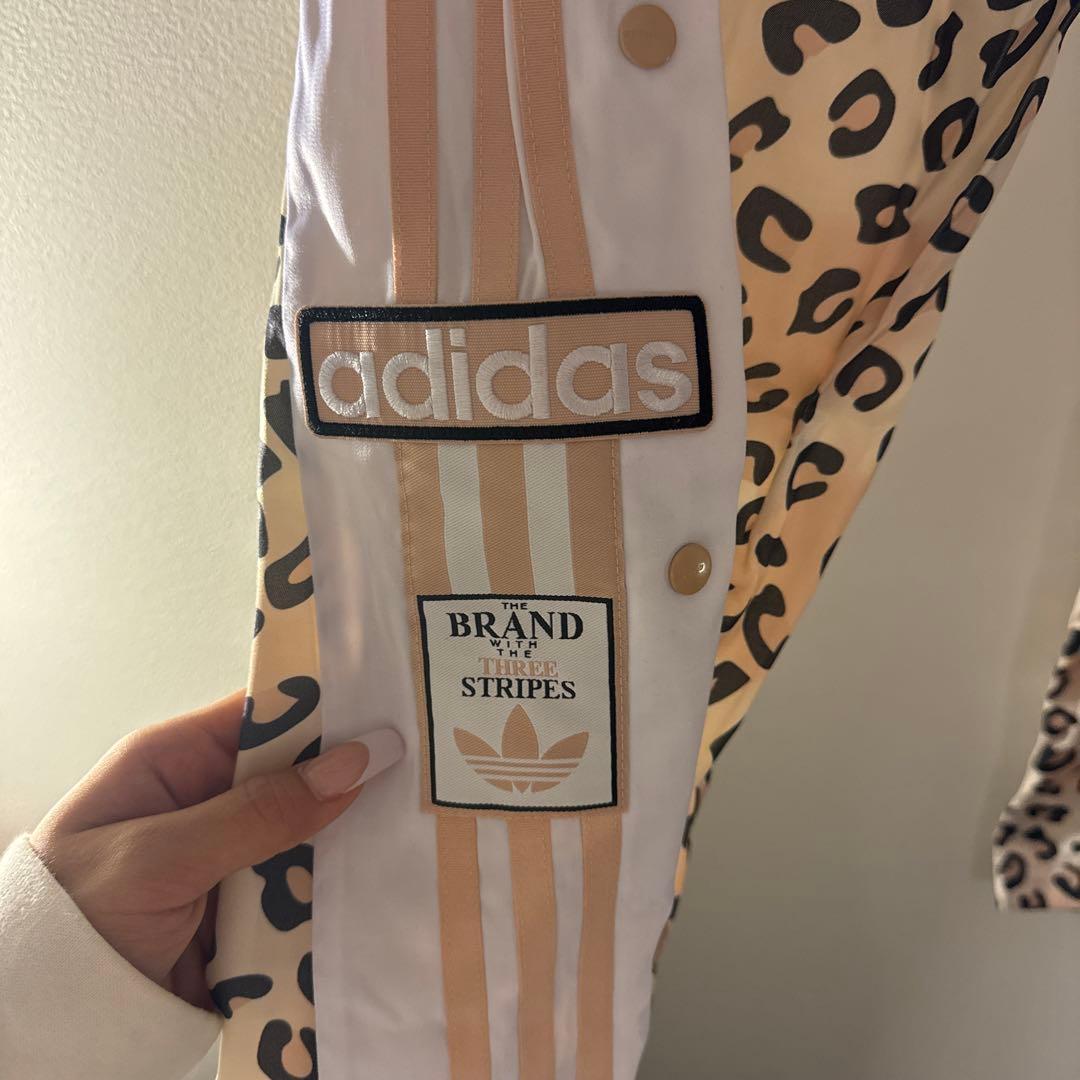 adidas アディダス レオパード柄 トラックパンツ ジャージ S