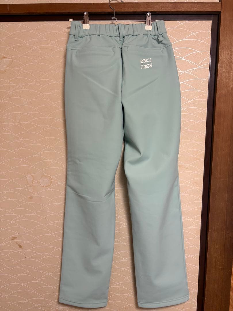 23区　ゴルフ ストレッチ フレアパンツ ミントグリーン　新品　タグ付き