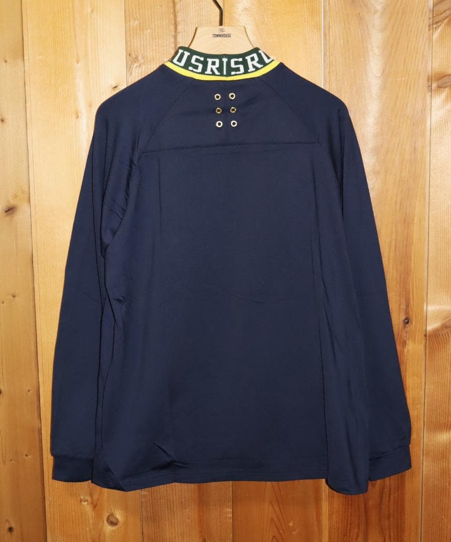 新品 ラッセルノ リブカラー モックネック 長袖シャツ (5/L)　Ⓗ