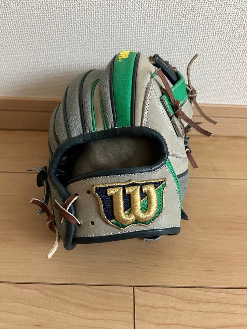 Wilson 軟式グローブ グレー/グリーン