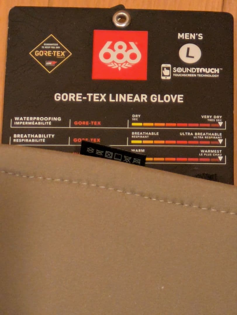 686/シックスエイトシックス メンズ GORE-TEX 5指